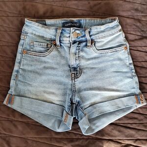 Aeropostale High Rise Midi Shorts Size 00